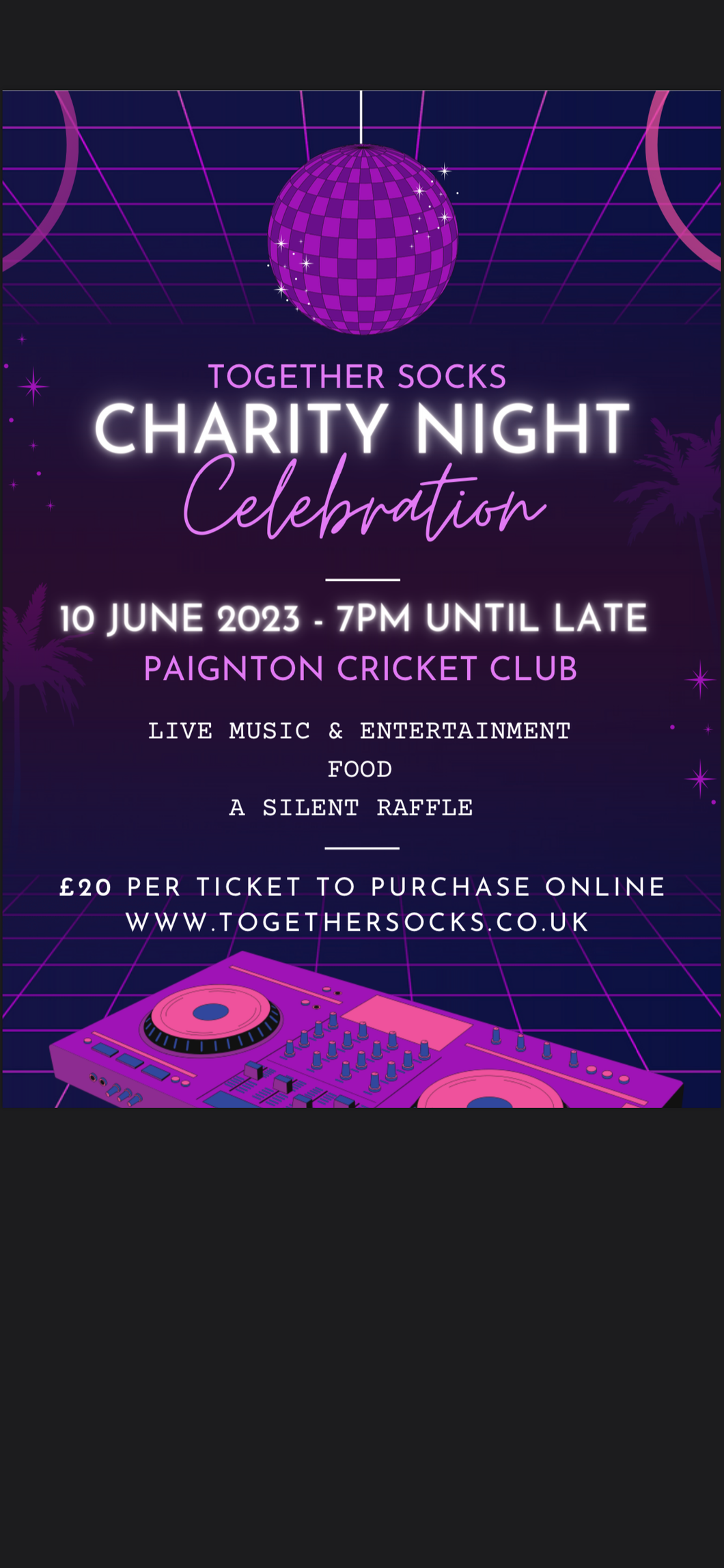 Charity Night Ticket