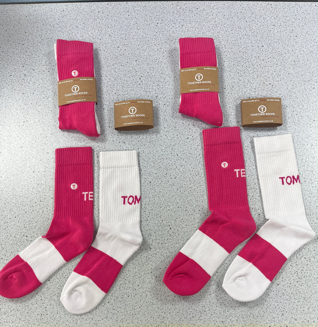 Team Tommys Together  Socks