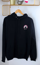 Load image into Gallery viewer, Black Rainbow hoodie
